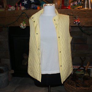 Vest Yellow Sleeveless